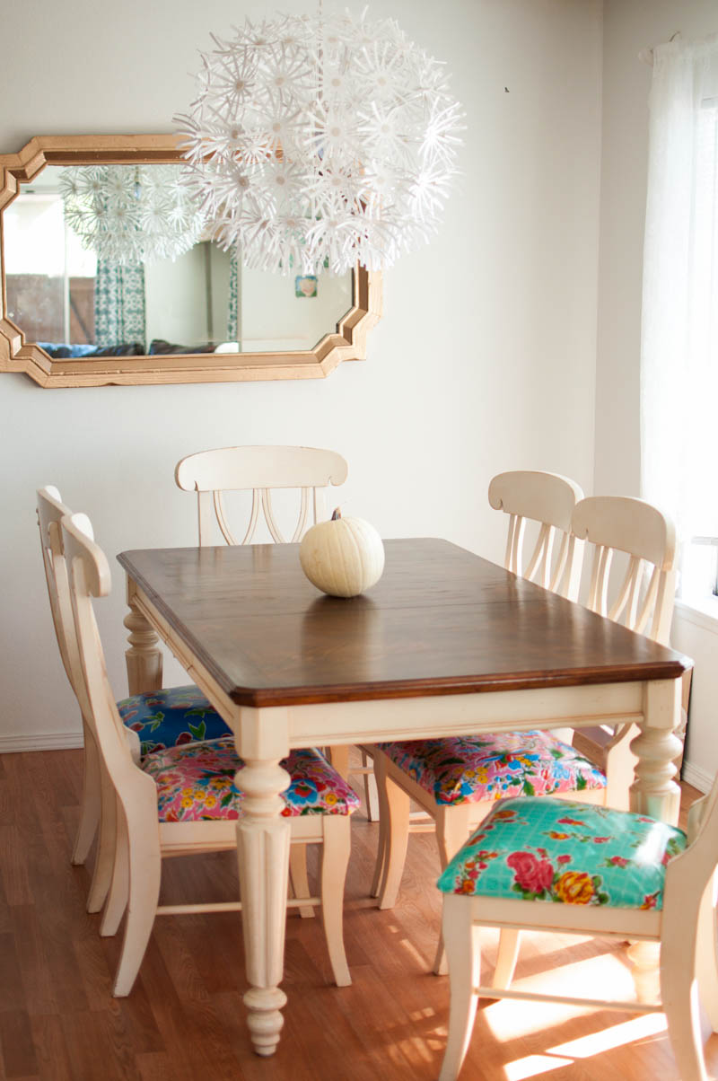 A Kitchen Table to be Thankful for... a Make-Over Story - Oh So Delicioso