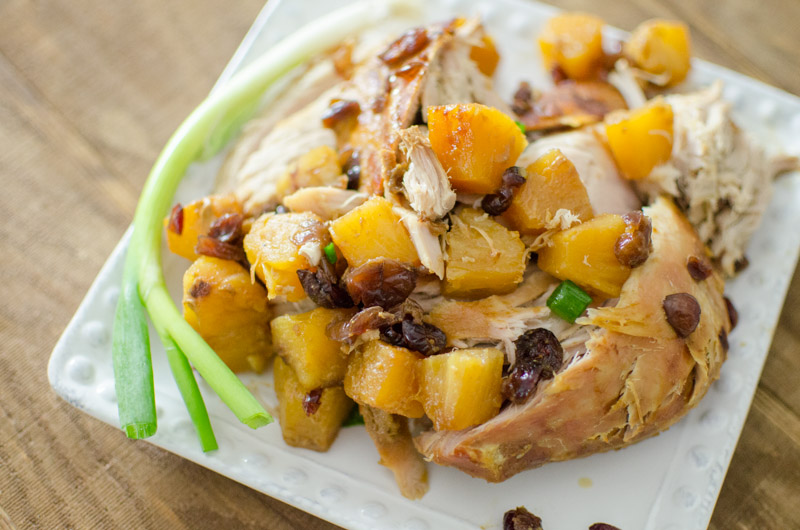 pineapple pork roast with celery