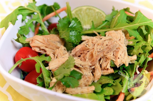 Tomatillo Chicken Salad | Oh So Delicioso